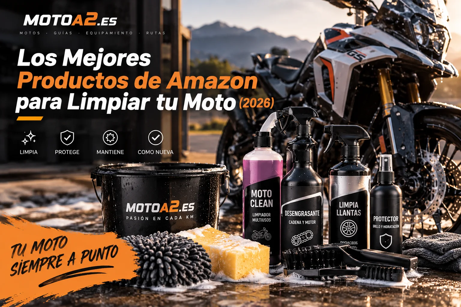 Mejores productos limpieza moto