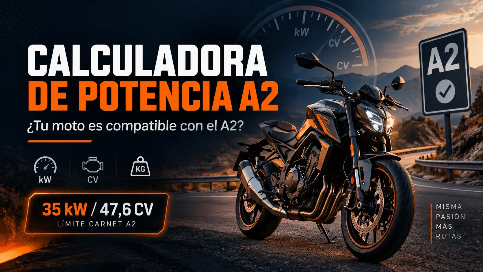 Calculadora de motos a2